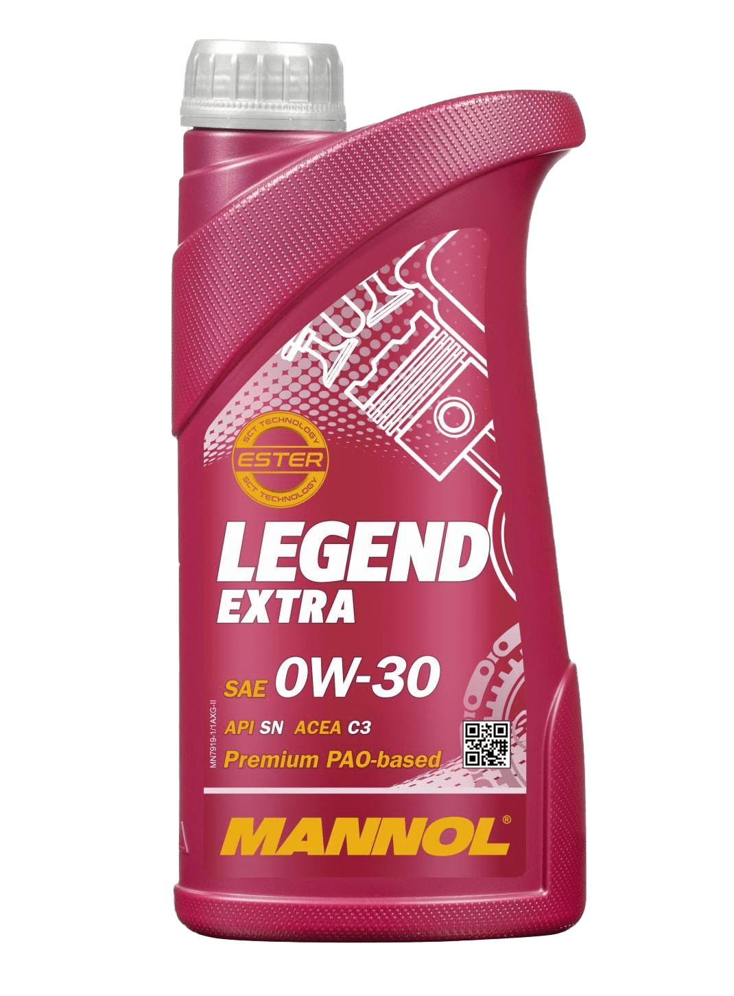Моторное масло Mannol Legend Extra 0W30, 1л